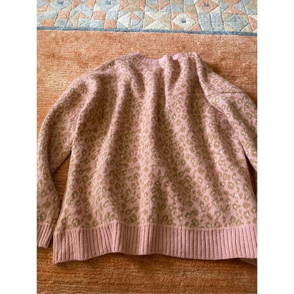 &MERCI 100% mohair animal print sweater. S - Picture 8 of 8